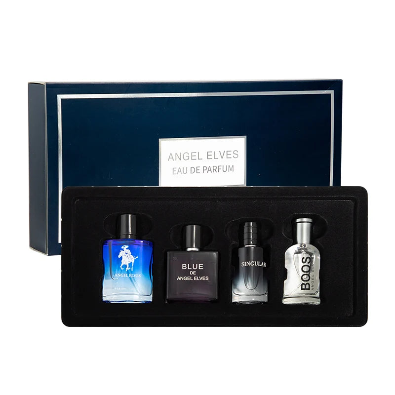 Angel Elves Long Lasting 4 Pcs Luxury Men Cologne Gift Set.