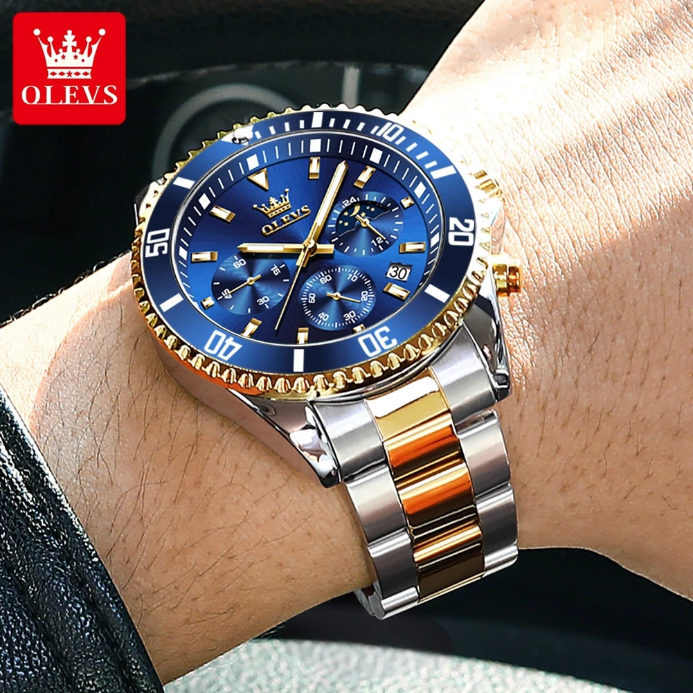 OLEVS waterproof Men's watch.