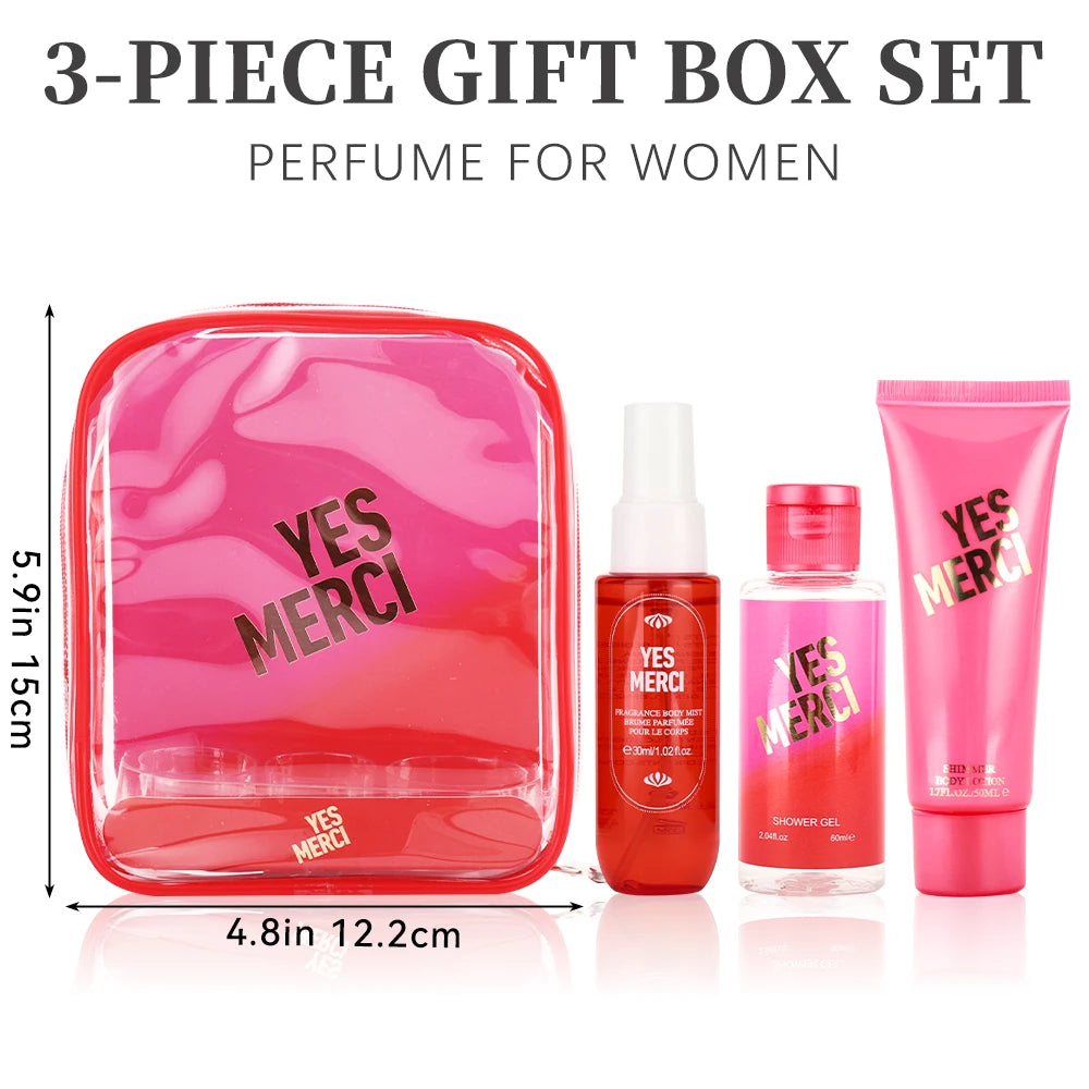 Bath and Body Gift Set for Women & Girls .