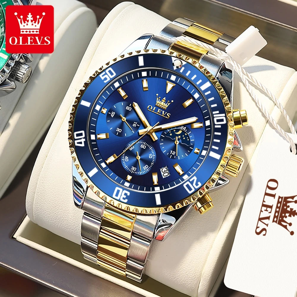 OLEVS waterproof Men's watch.