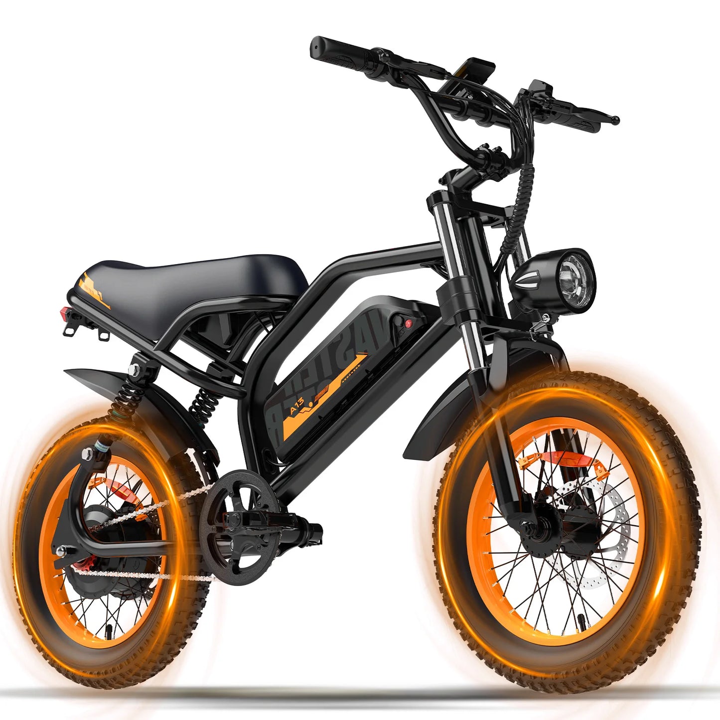 AVDL Mountain Electric Bike , 16" Fat Tire, Wider Seat & 800W Peak Motor.