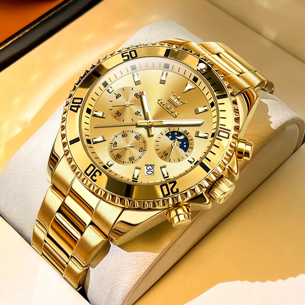 OLEVS waterproof Men's watch.