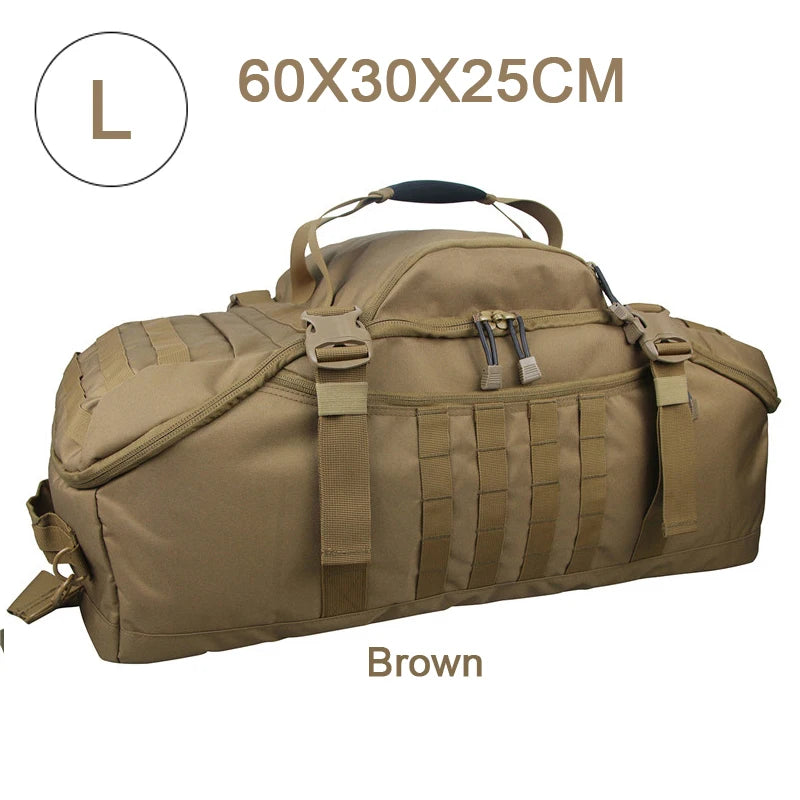 LQARMY 30L 45L 80L Outdoor Mountaineering Duffel Bag.