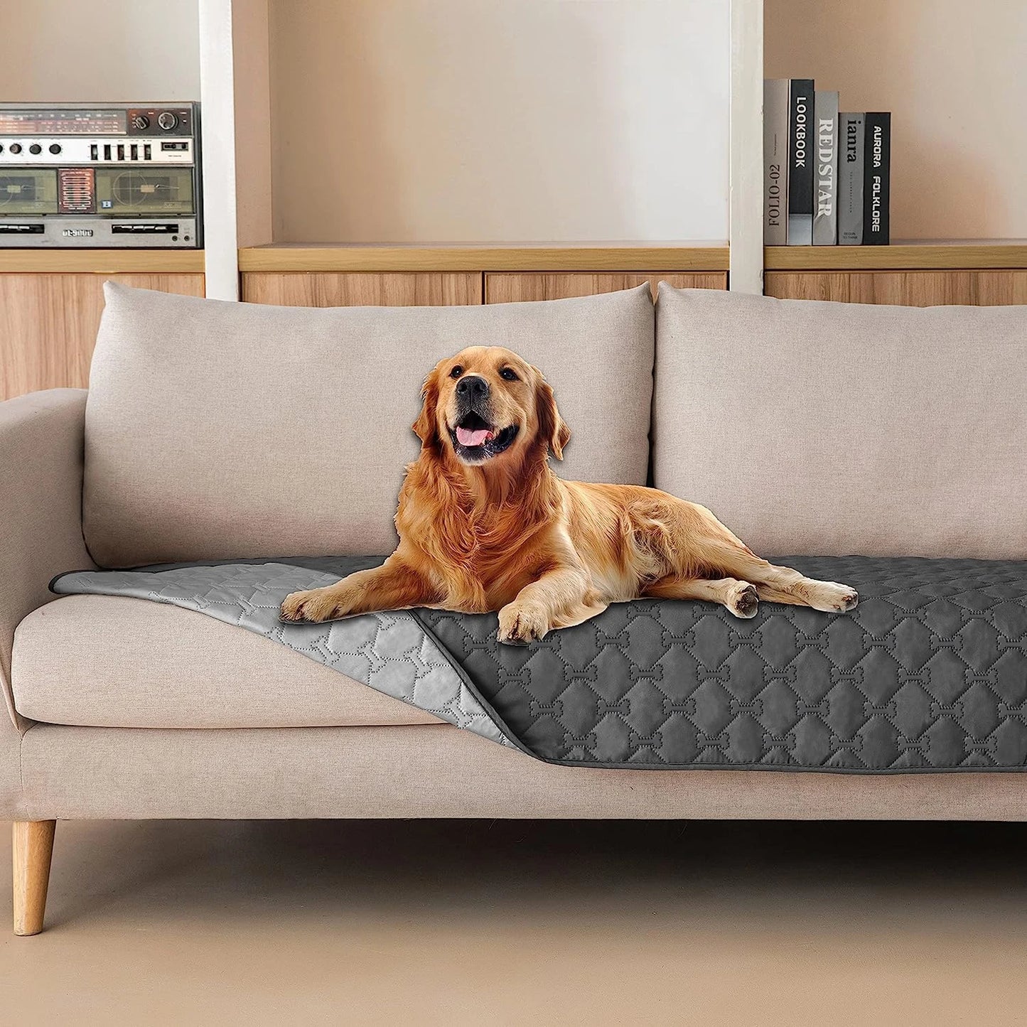 Extra Large Double-Faced 100% Waterproof Dog Seat Cover.