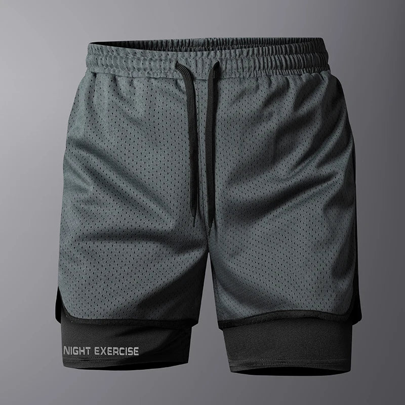 Men's Basketball Outdoor Loose Mesh Short Pants.