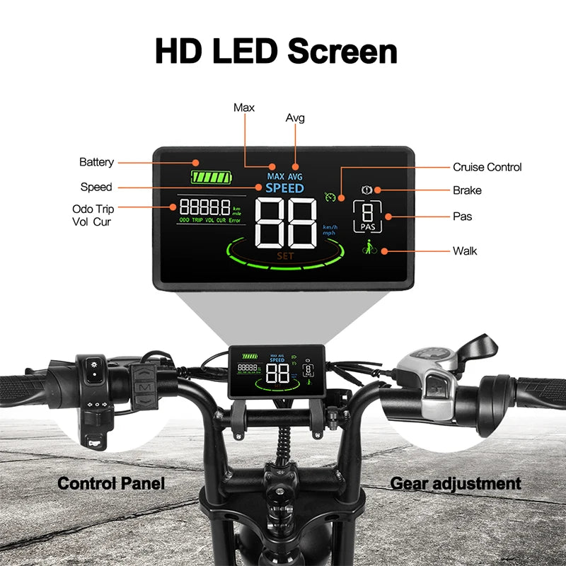 MOVCAN, V20, Adult Electric Bike.