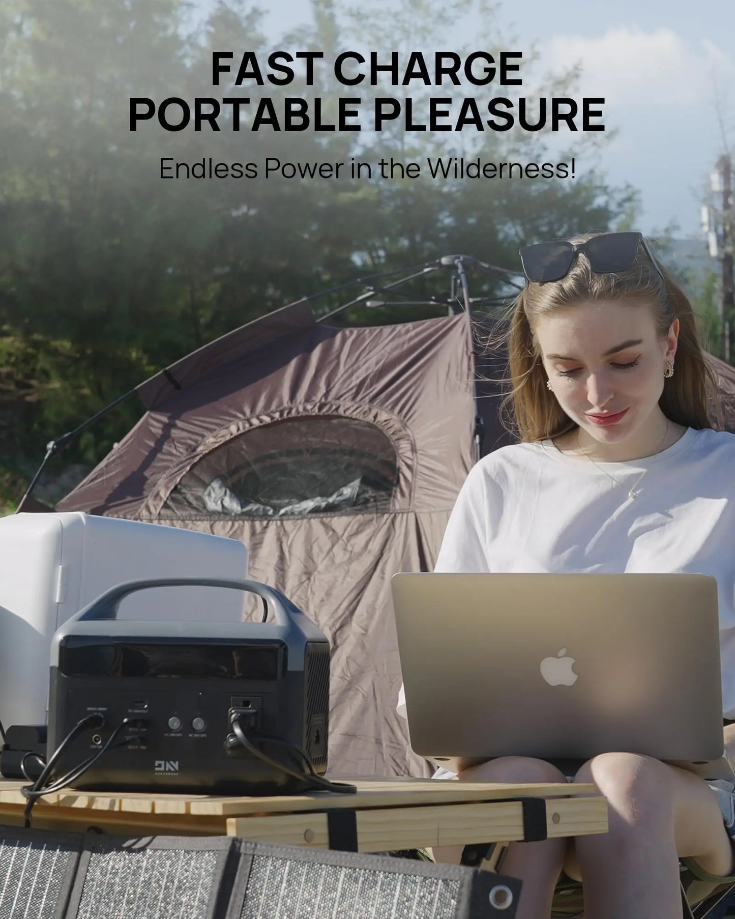 Portable Daran Ener 300W Solar Generator.