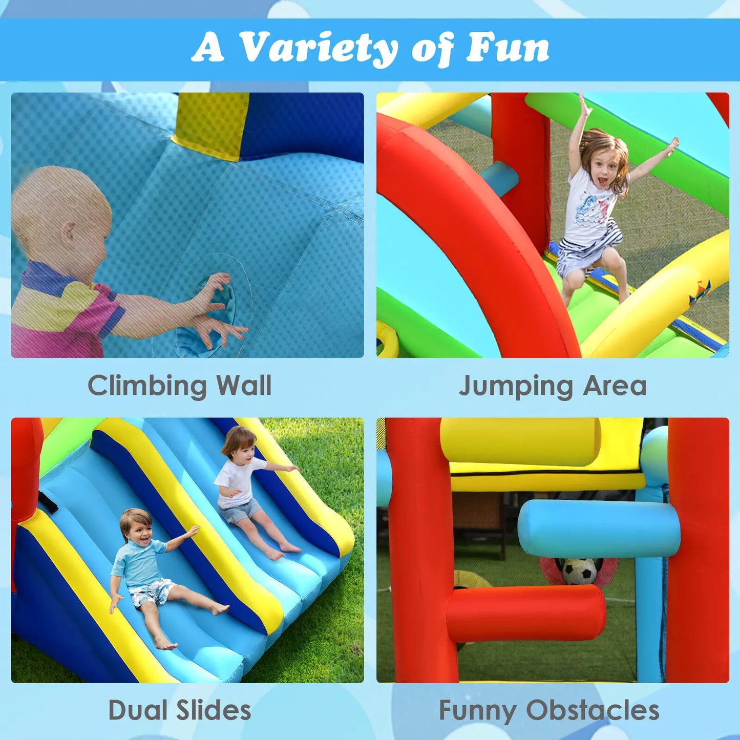 Inflatable Bounce House for Kids .