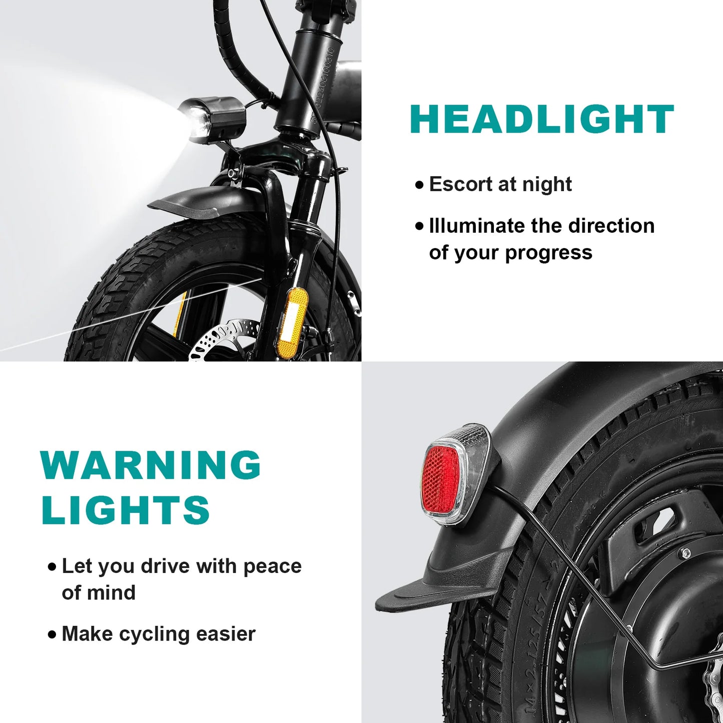 HEZZO Adult Folding Electric Bike, 20 MPH,560W Motor & 48V Removable Battery.