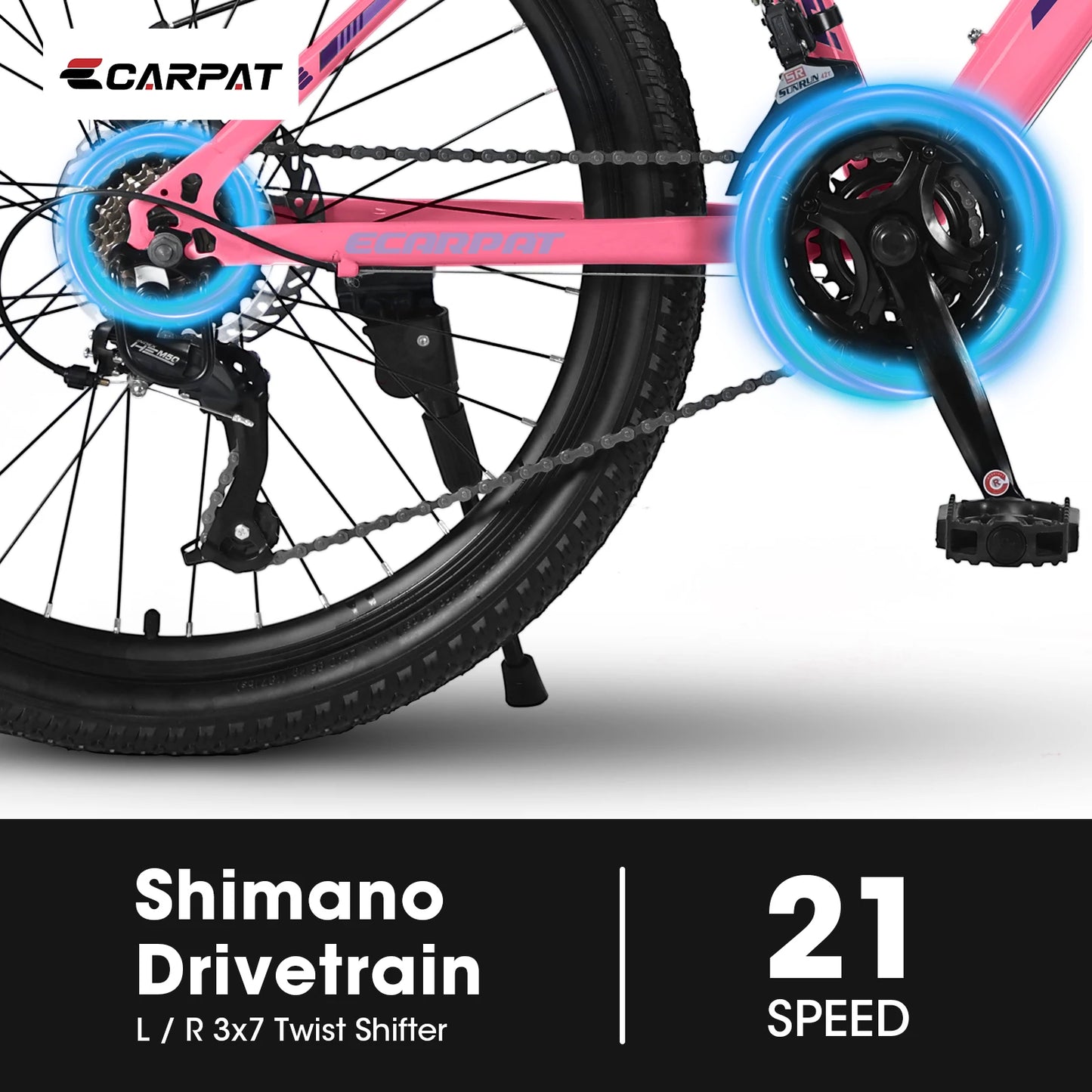 Carpat Mountain Bike 24 - 26 Inch Wheels For Girls.