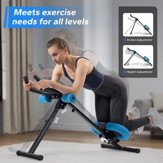 MERACH Ab Machine , Foldable  With Knee Protection.