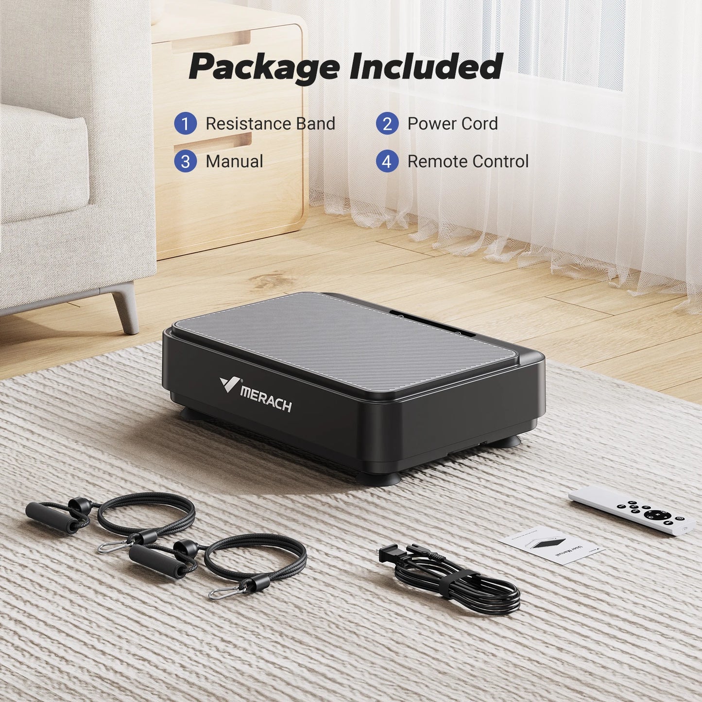 MERACH Vibration Plate Exercise Machine.