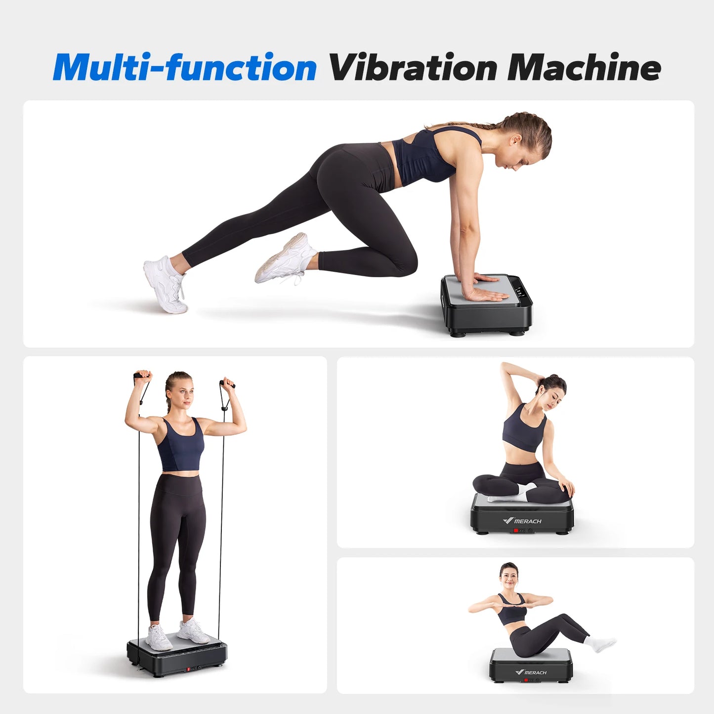 MERACH Vibration Plate Exercise Machine.