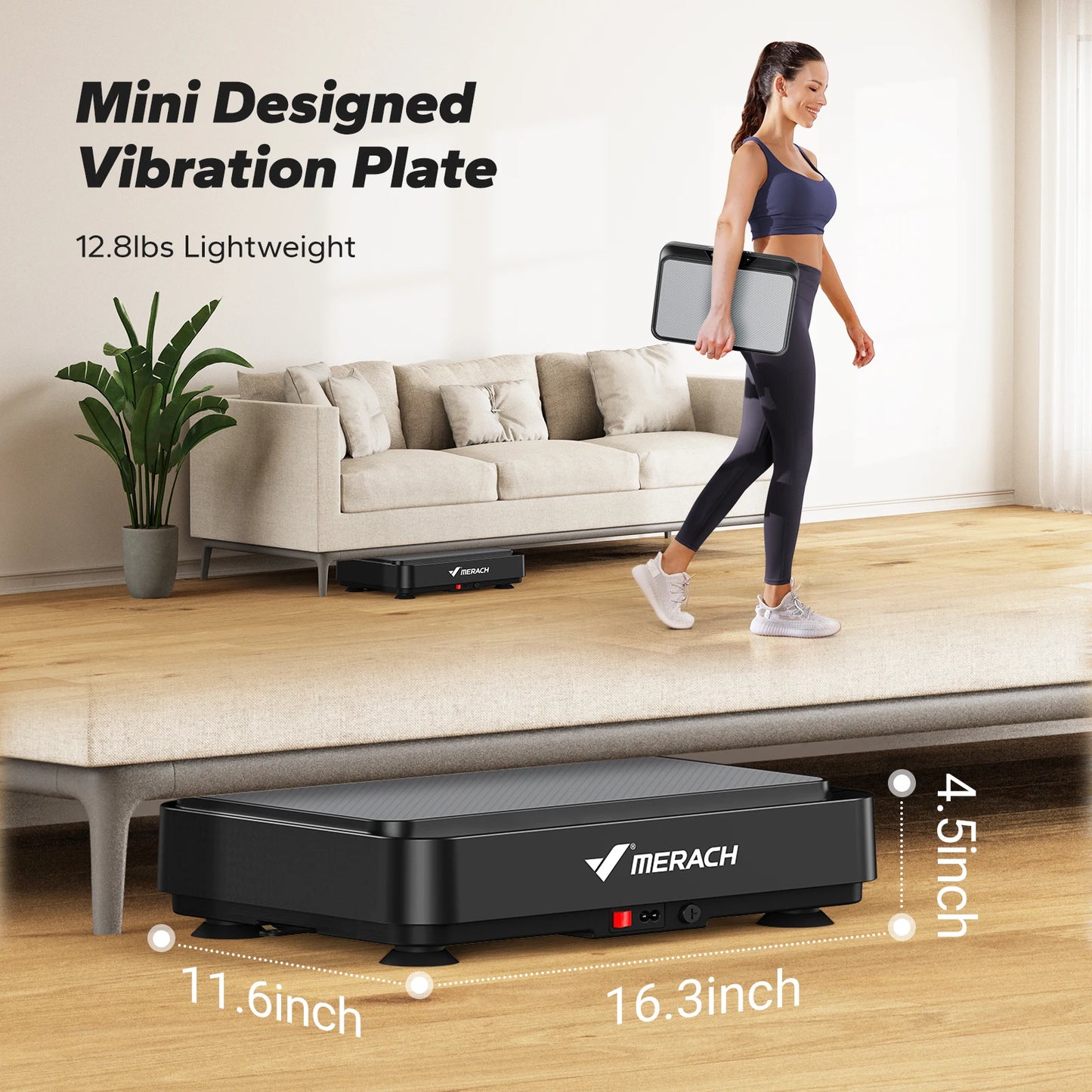 MERACH Vibration Plate Exercise Machine.