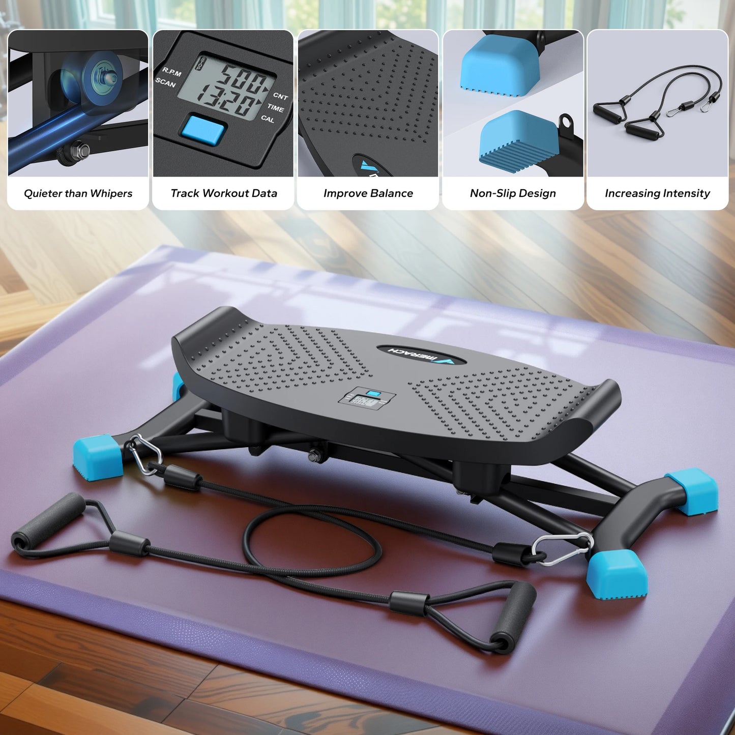 MERACH  Simulated Ski Training Machine For  Full Body Aerobic Exercise.