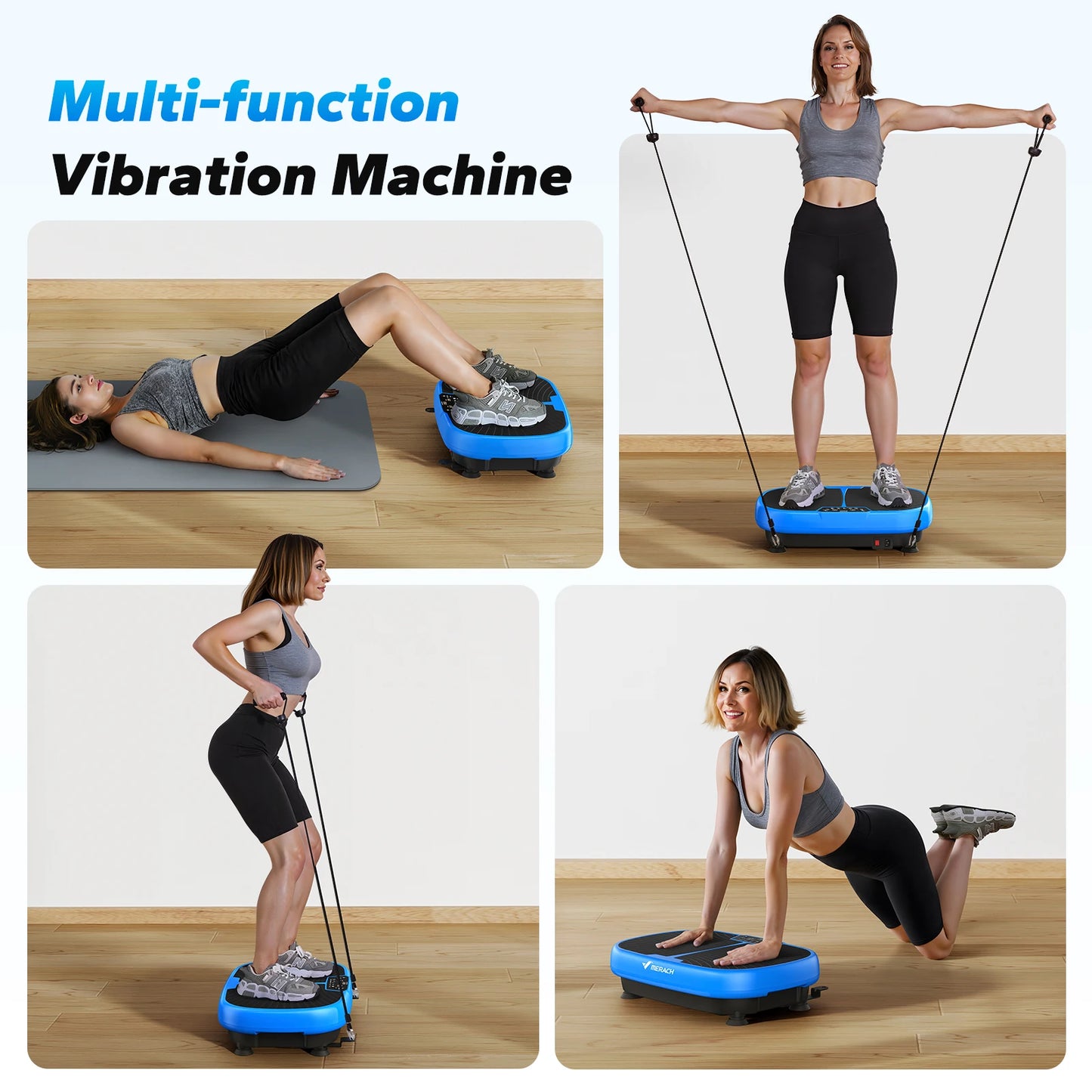 MERACH EMS Vibration Plate Exercise Machine .