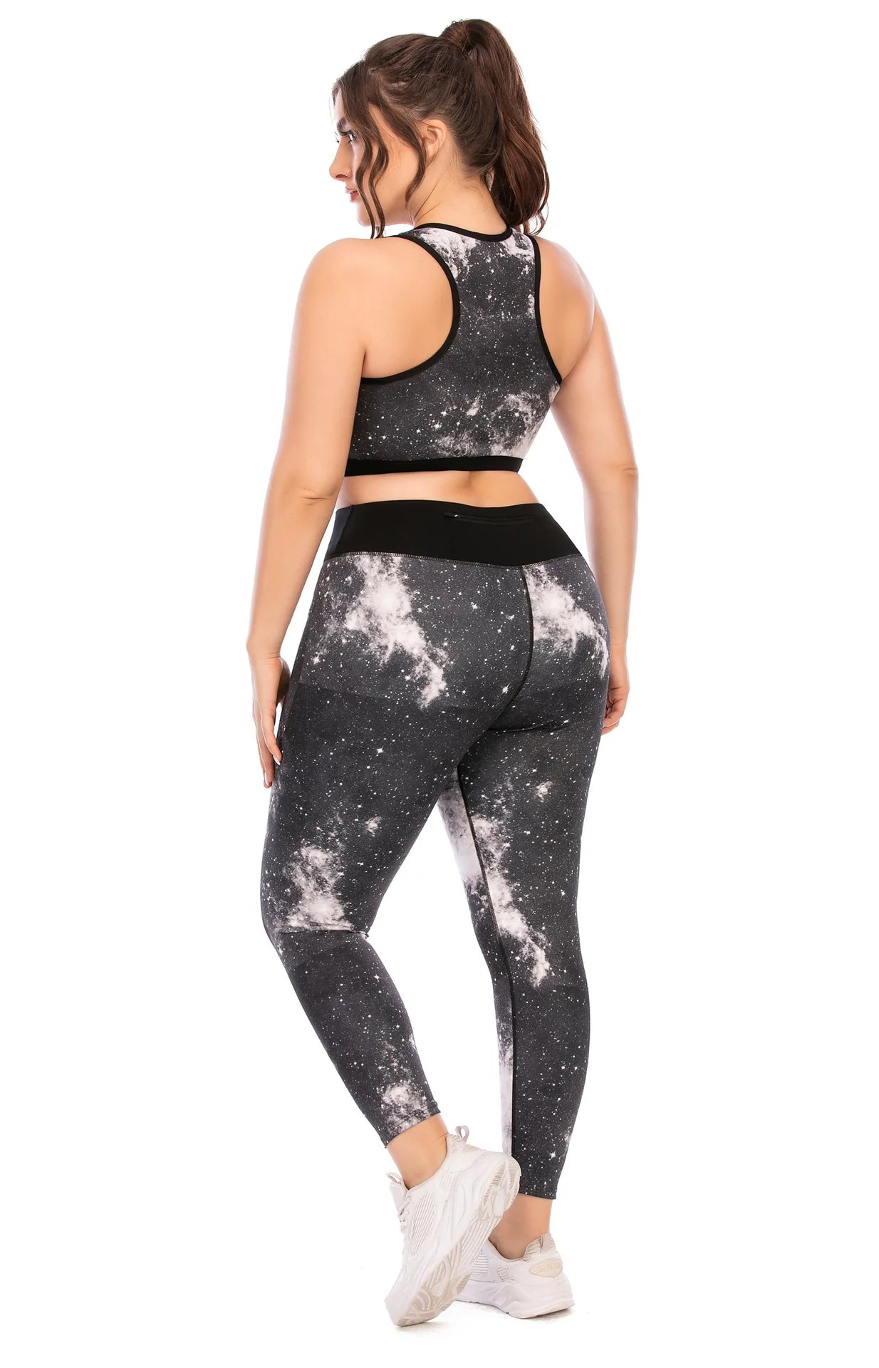 2 Piece Set Plus Size Yoga Suit For Women.