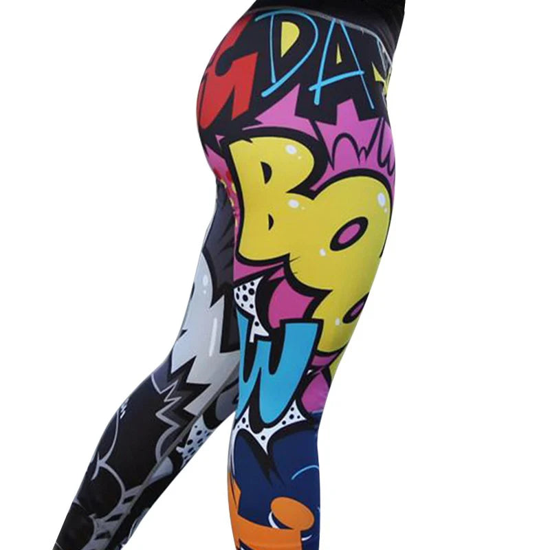 Unique Print Yoga Pants For Women.