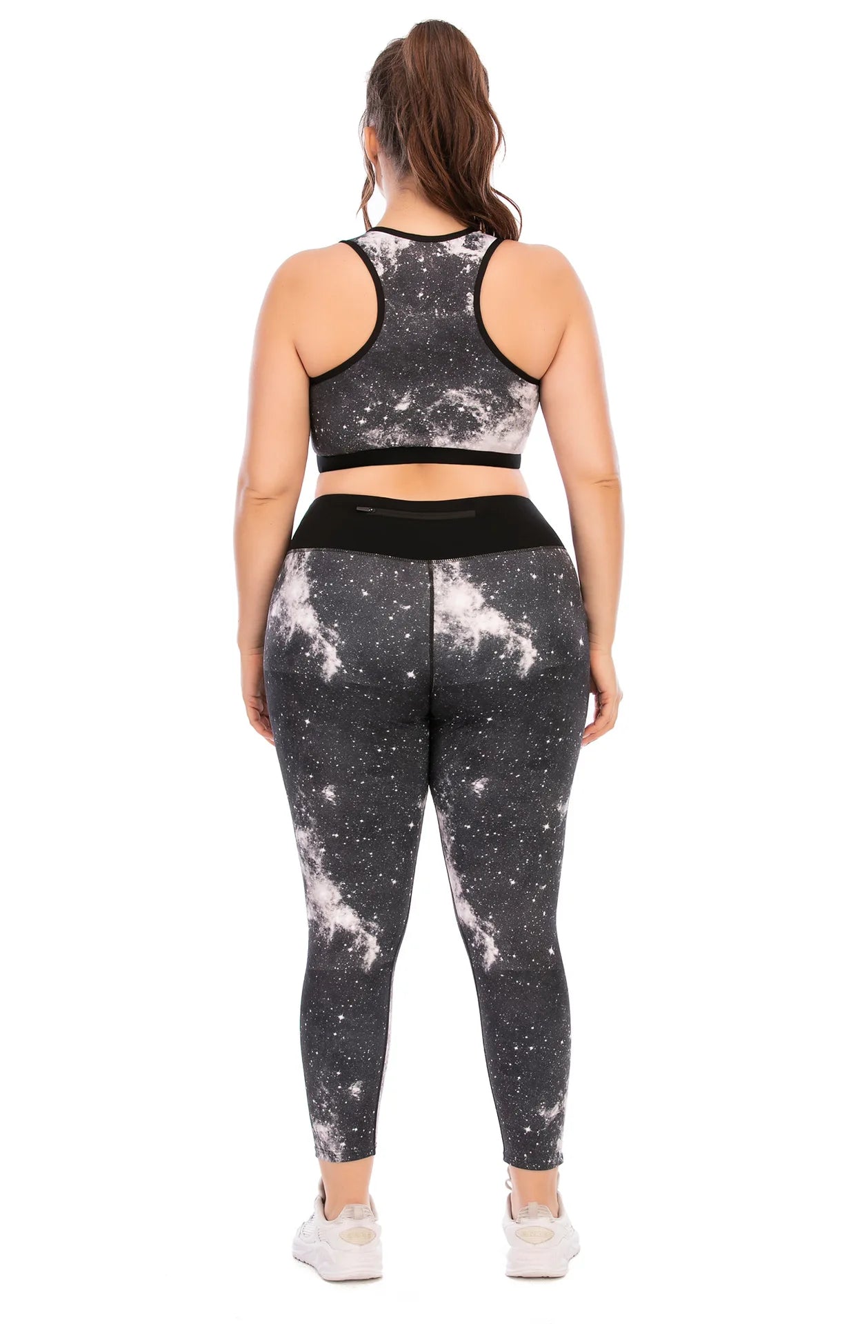 2 Piece Set Plus Size Yoga Suit For Women.