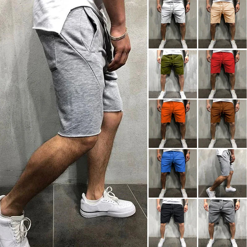 3XL Solid Quick Drying  Gym Shorts For Men.