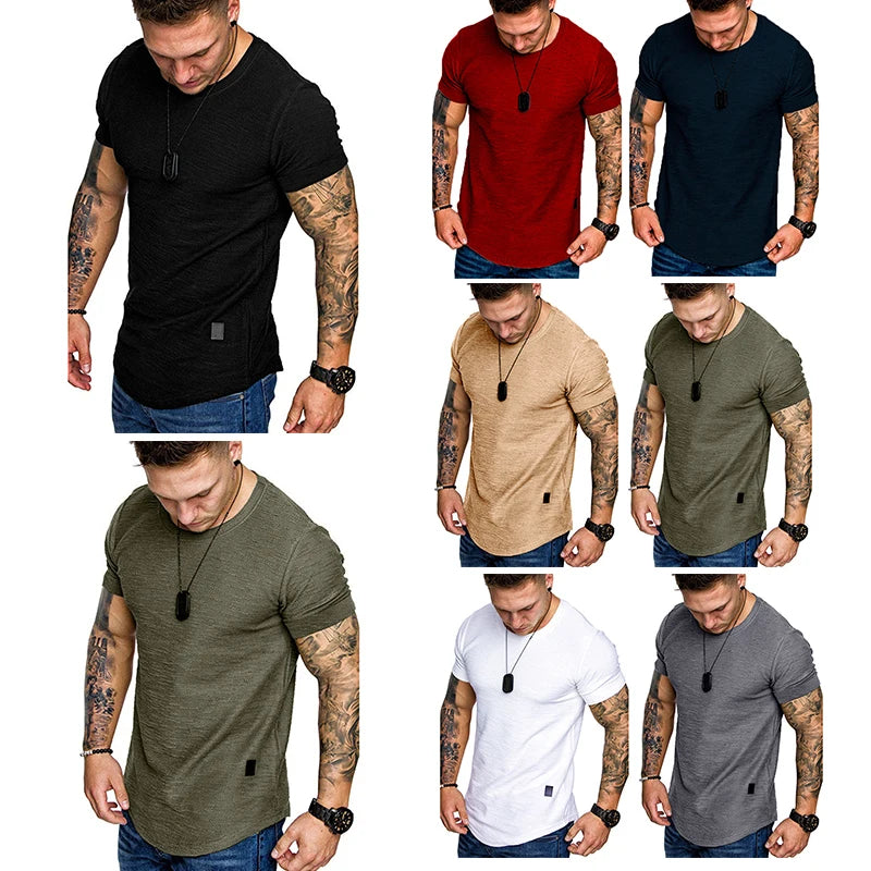 Men's  fitness  t-shirt.