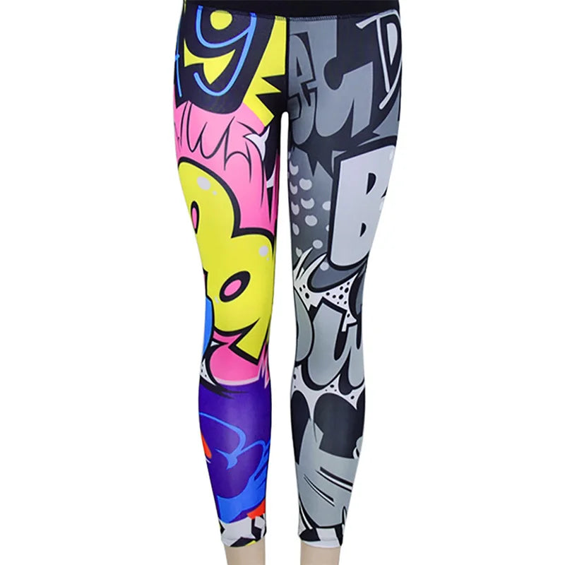 Unique Print Yoga Pants For Women.