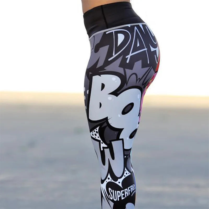 Unique Print Yoga Pants For Women.