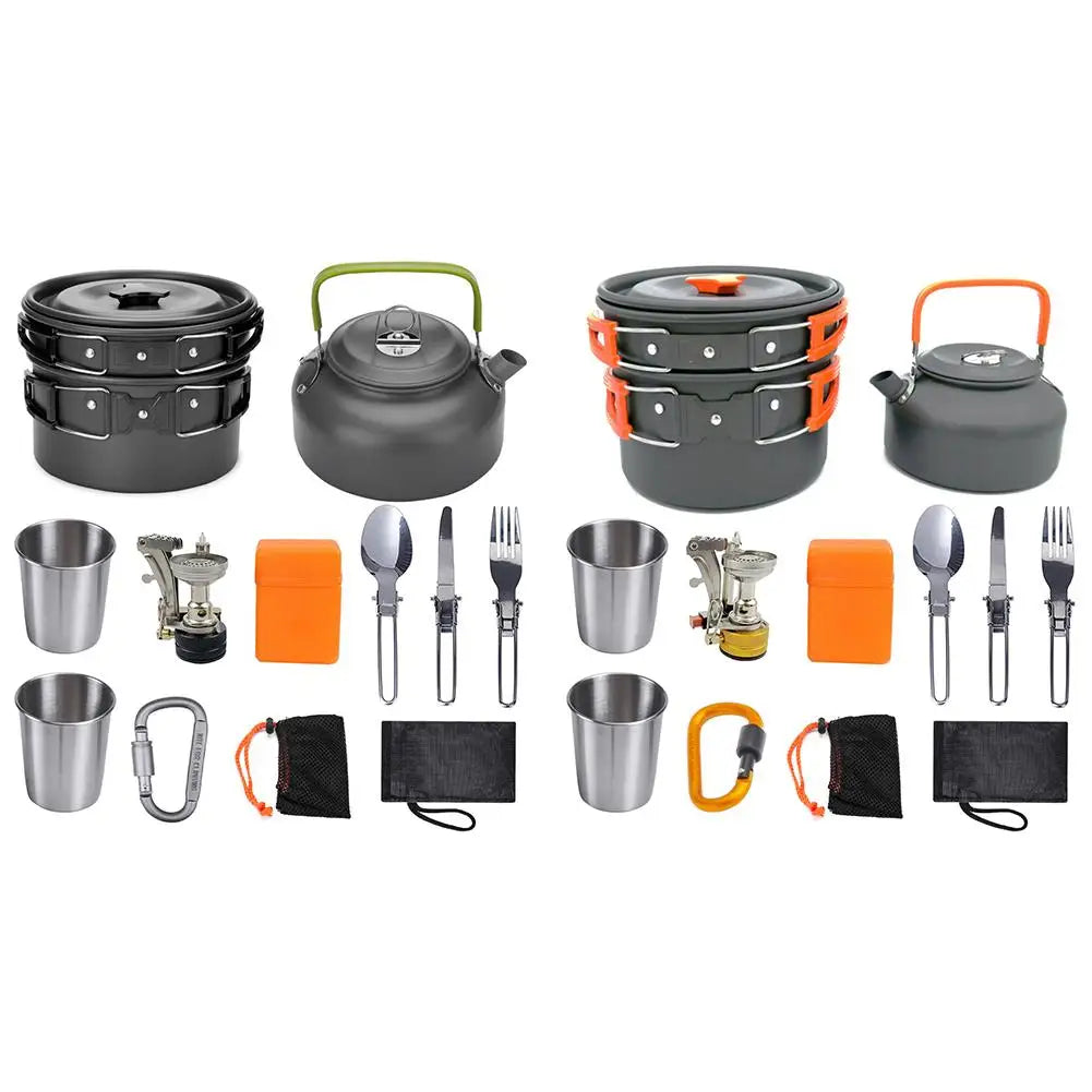 Aluminum Camping Cookware Kit For  Outdoor.