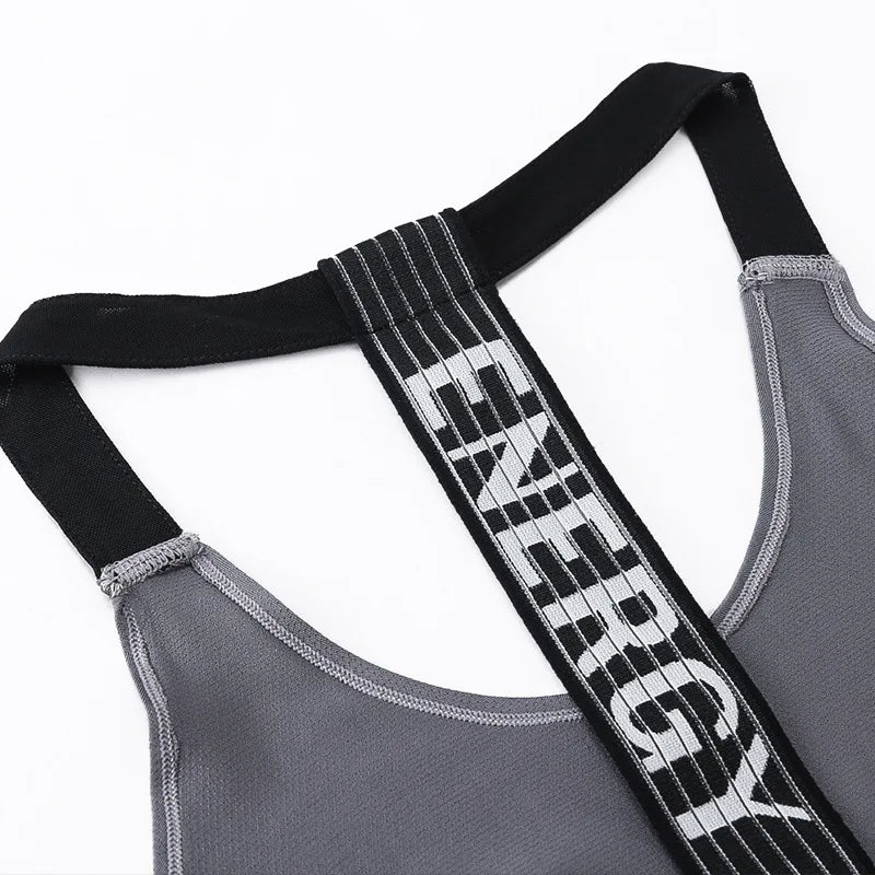 Women's breathable gym workout tank top.