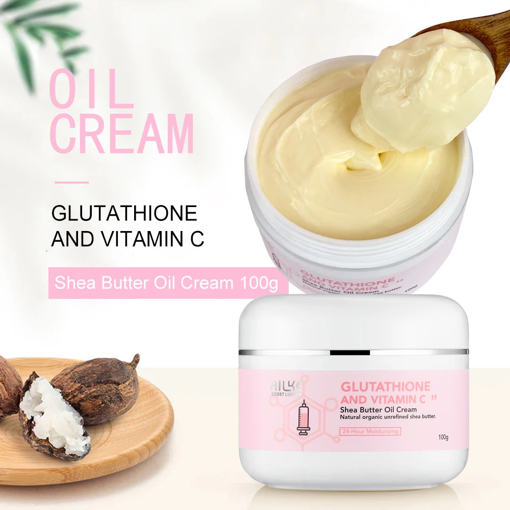 AILKE Brightening Skin Care Set, With Vitamin C, Glutathione, Reduce Spots & Moisturizes Skin.