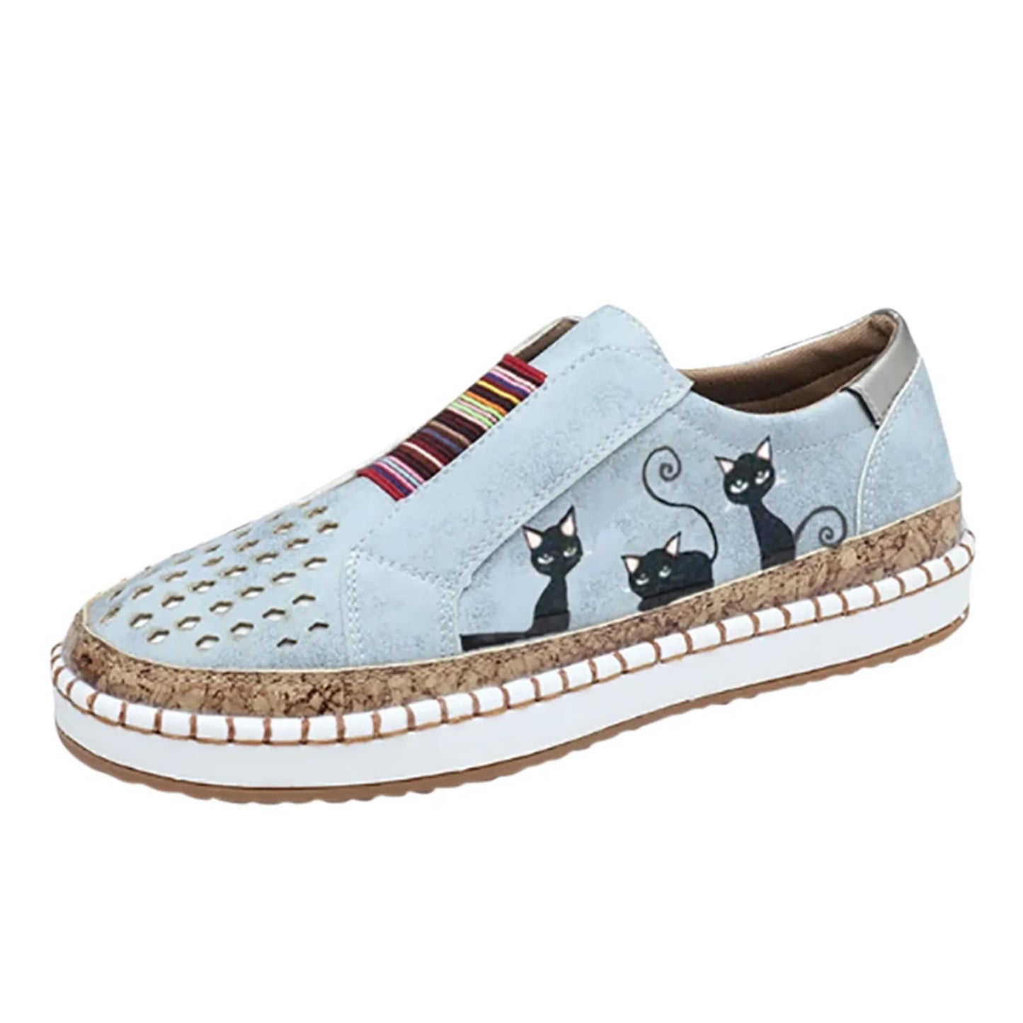 Canvas flat shoes for women .