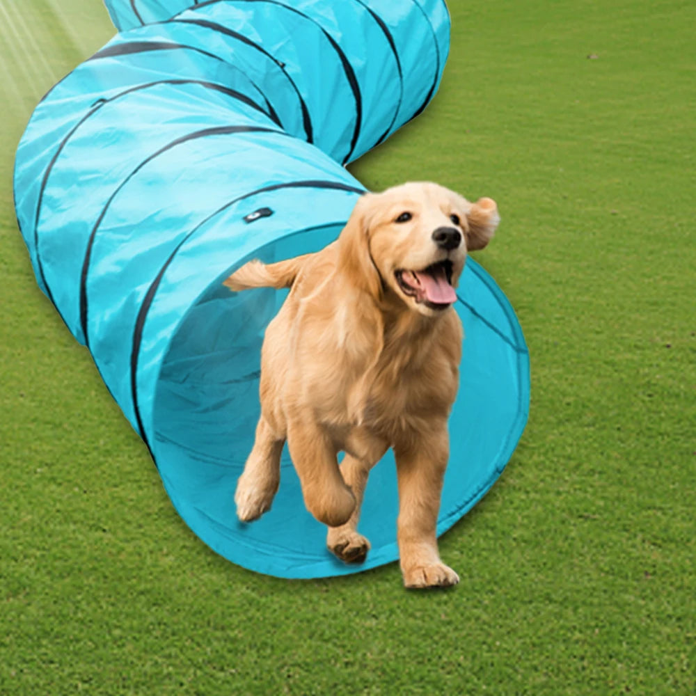 18FT Pet Agility Training Tunnel  For Dogs.