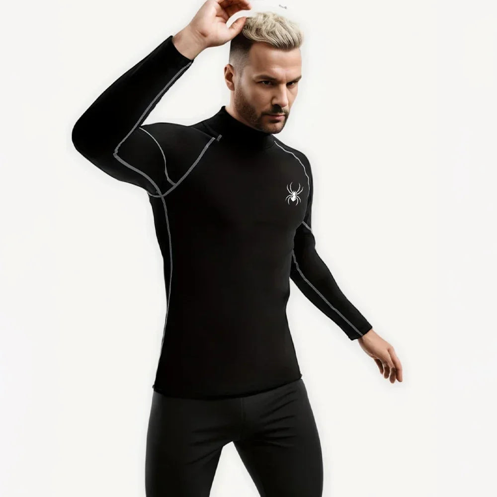 OLGLET Compression Long Sleeve Sport Shirts For Men.
