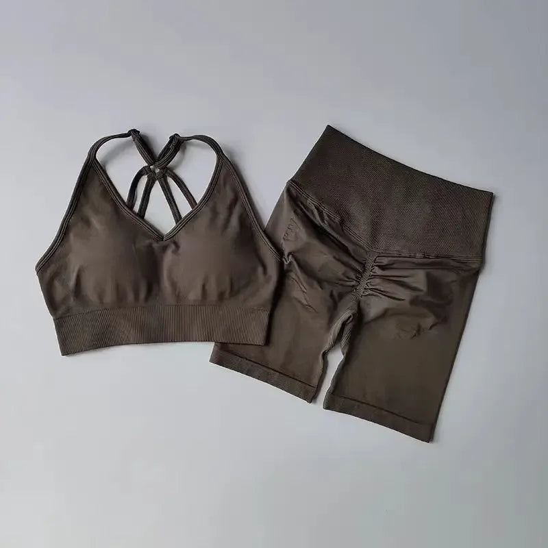 2 Pcs Yoga Sets For  Women .