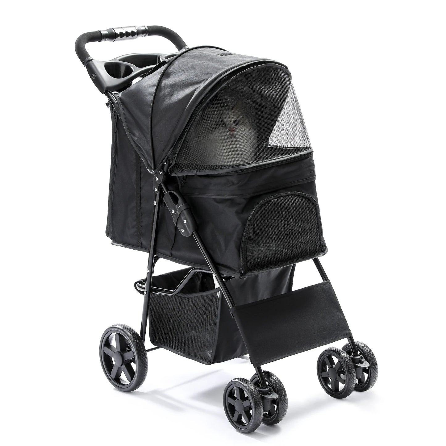 Foldable Pet Stroller .