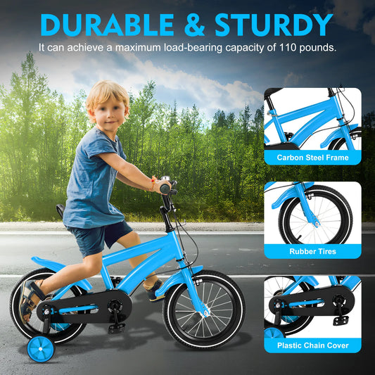 Hight Adjustable 14 Inch  Boys and  Girls Bicycle.