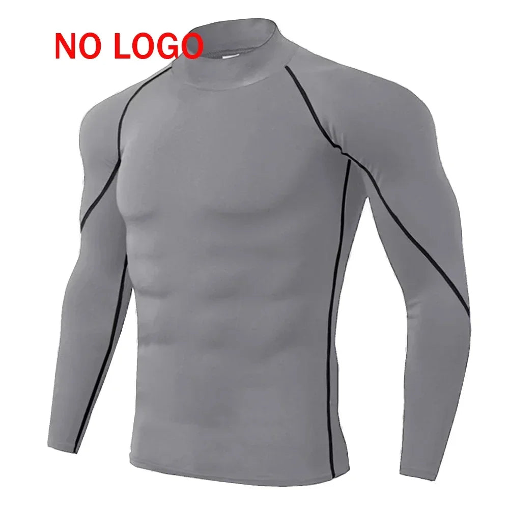 OLGLET Compression Long Sleeve Sport Shirts For Men.
