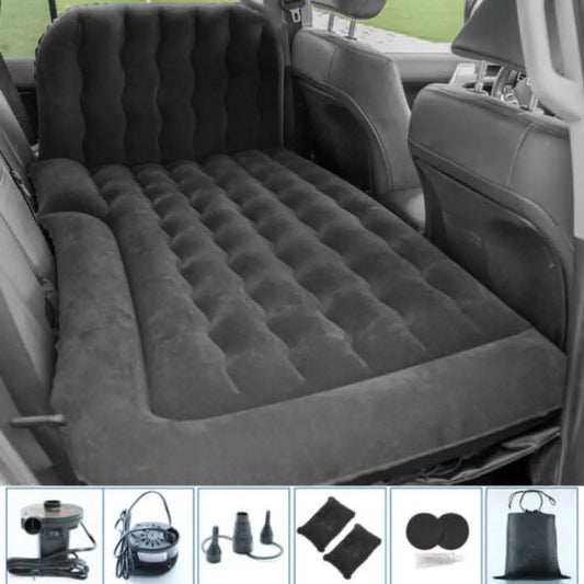 Thickened Car Air Bed Mattress with Air Pump for Outdoors.