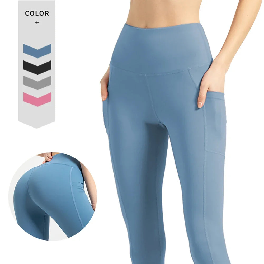 Women high waist leggings for yoga and sports.