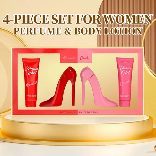 Eau de Parfum Spray and Body Lotion Gift Set .