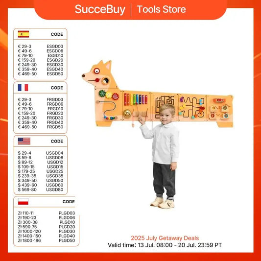 VEVOR Montessori Sensory  Puppy  Learning Activity Center.