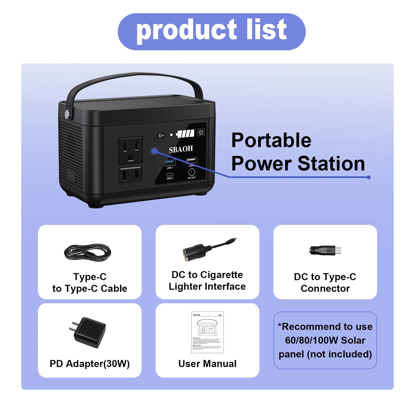 SBAOH Portable Powerstation .