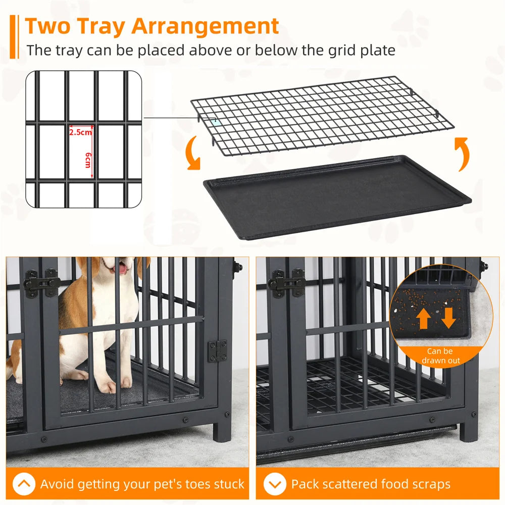Large Wooden Dog Crate For Indoor.