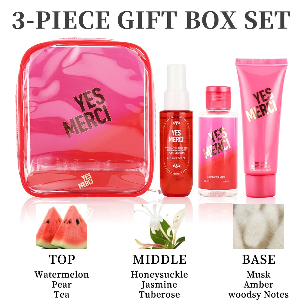 Bath and Body Gift Set for Women & Girls .