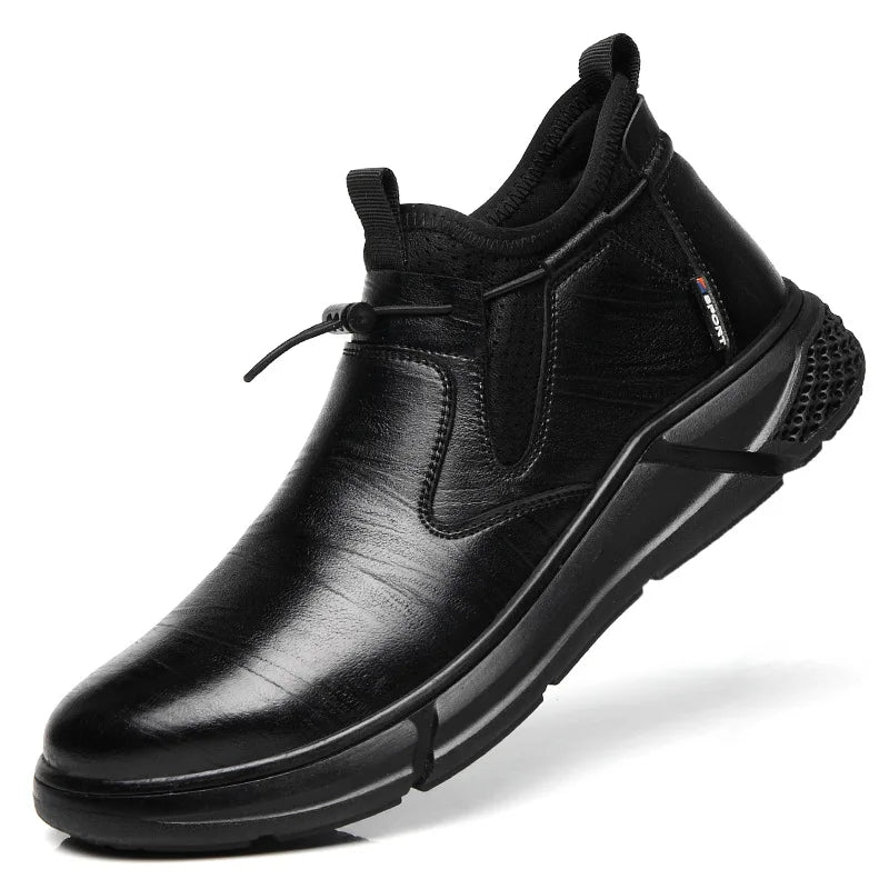 Waterproof Safety Shoes for Work With Steel Toe.