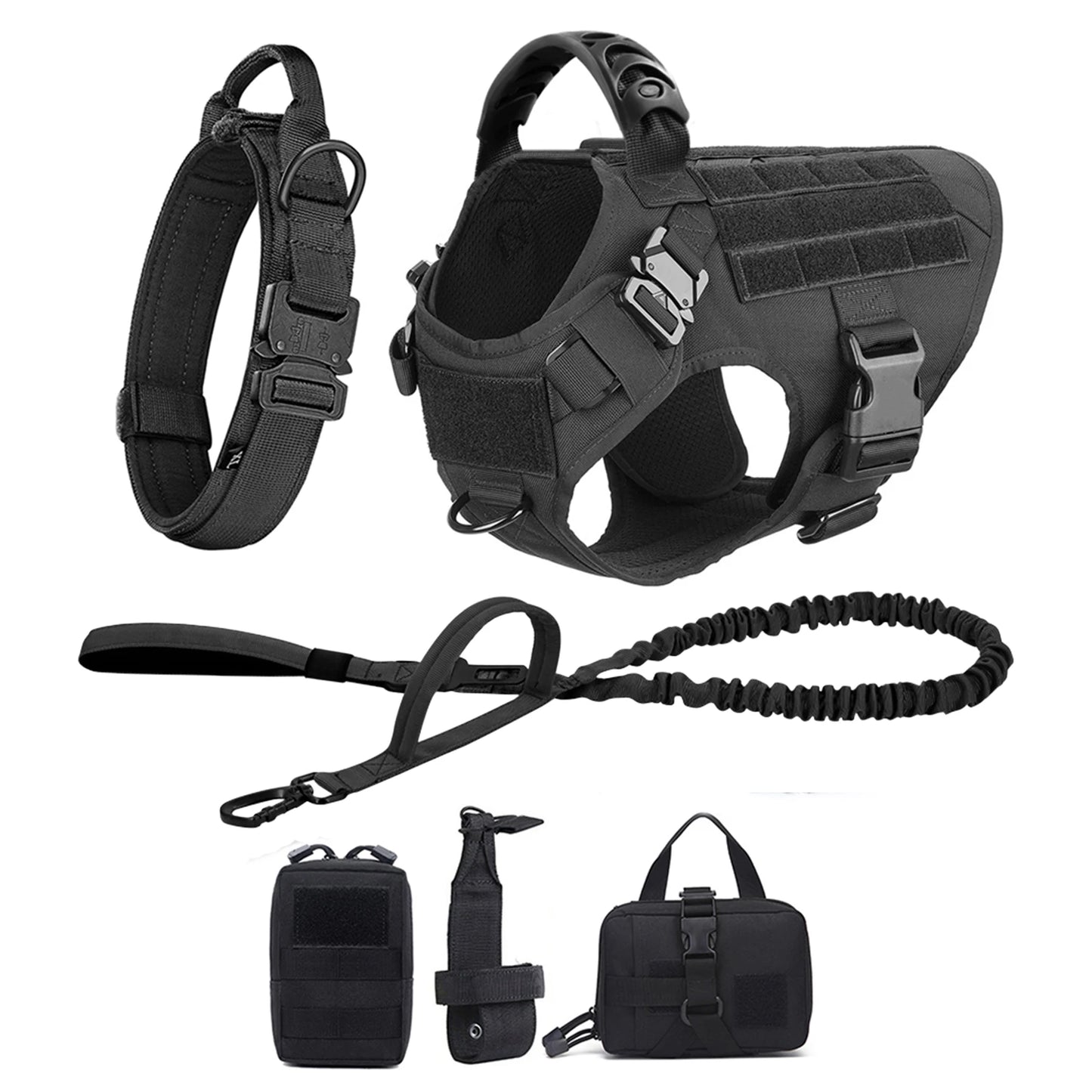 Large Dog Harness And Leash Set For Medium & Large Dogs.