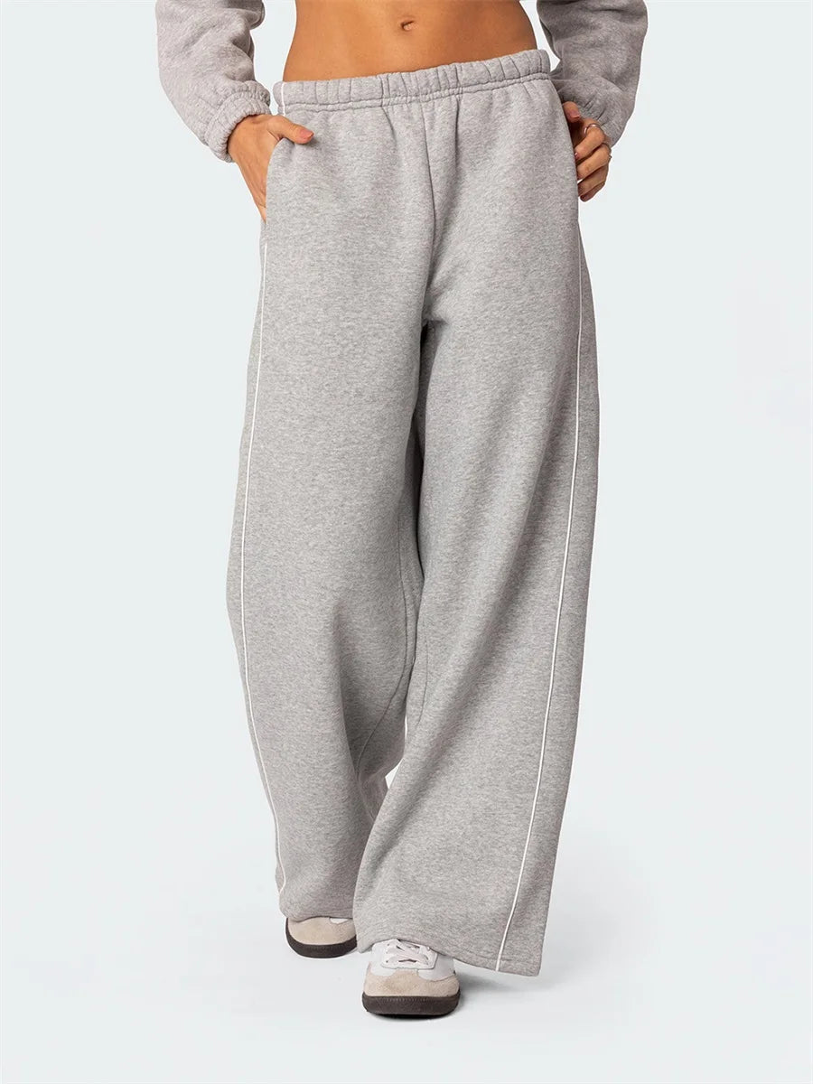 Women s Winter Joggers  With Side Pockets and Fleece Lining.