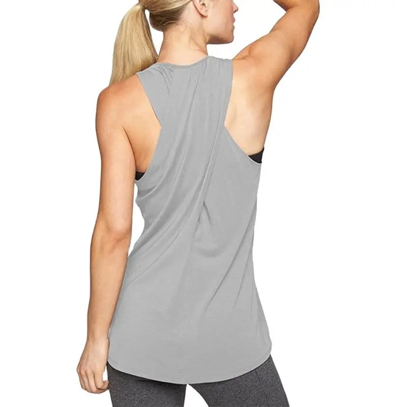 Breathable Sleeveless Yoga Tops.