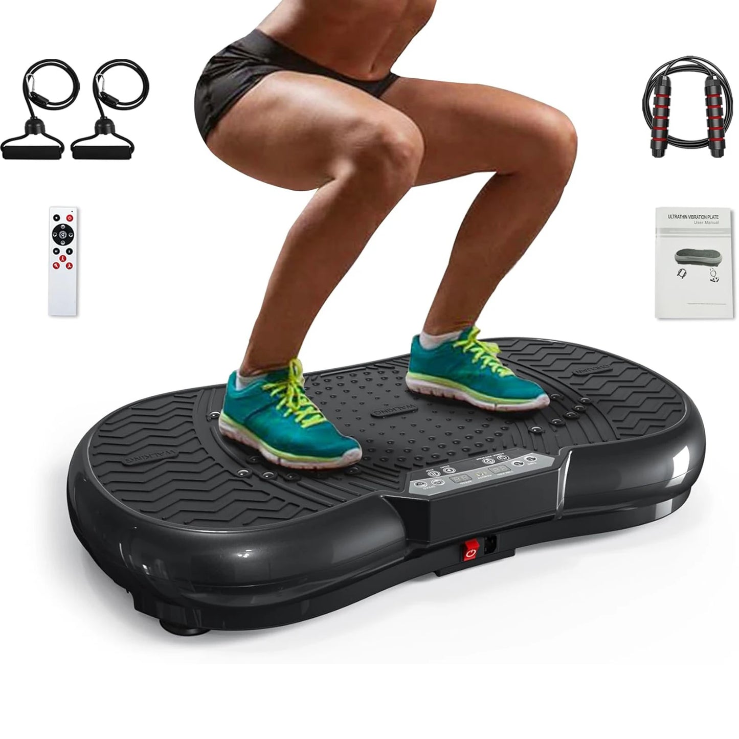 Bigzzia Vibration Plate Exercise Machine For Whole Body Workout .