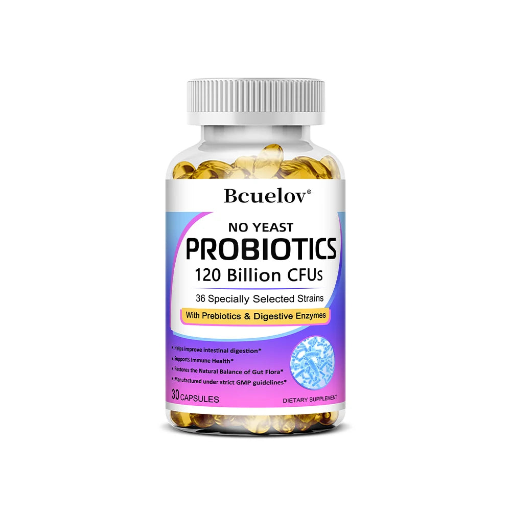 Probiotics 120 Billion CFU 36 Strains Contains Prebiotics